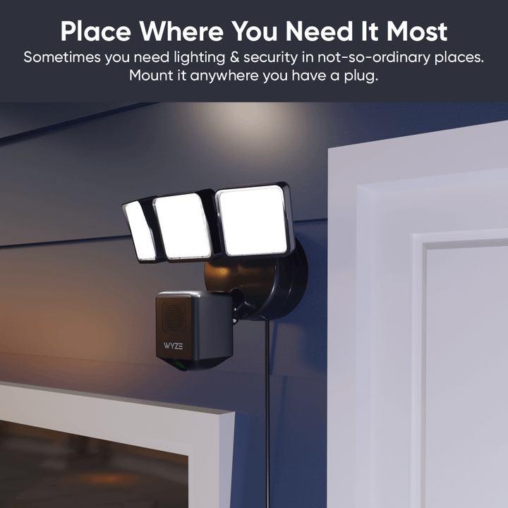 Wyze Cam Floodlight Pro + Plug-In Mount