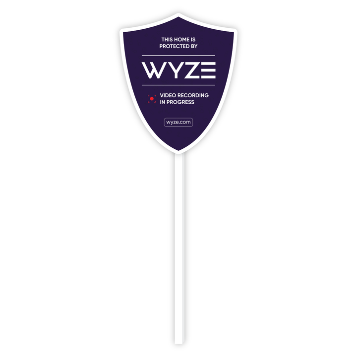 Wyze Security Yard Sign