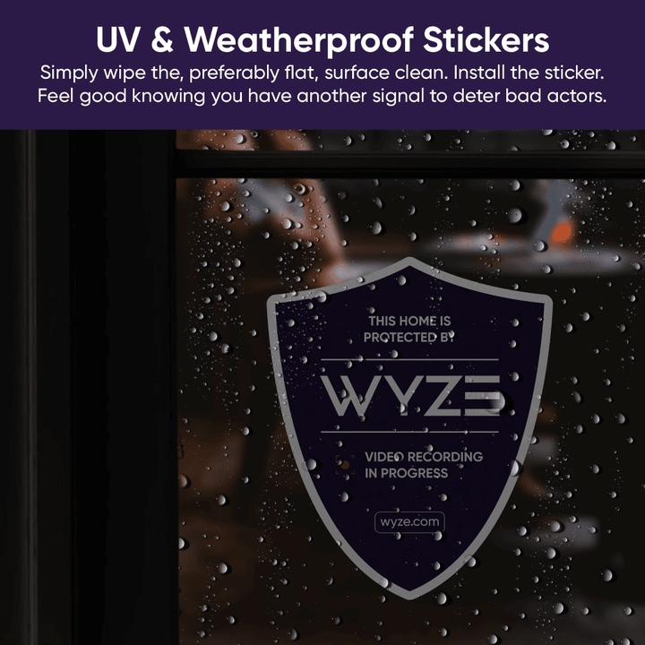 Wyze Security Reflective Sticker