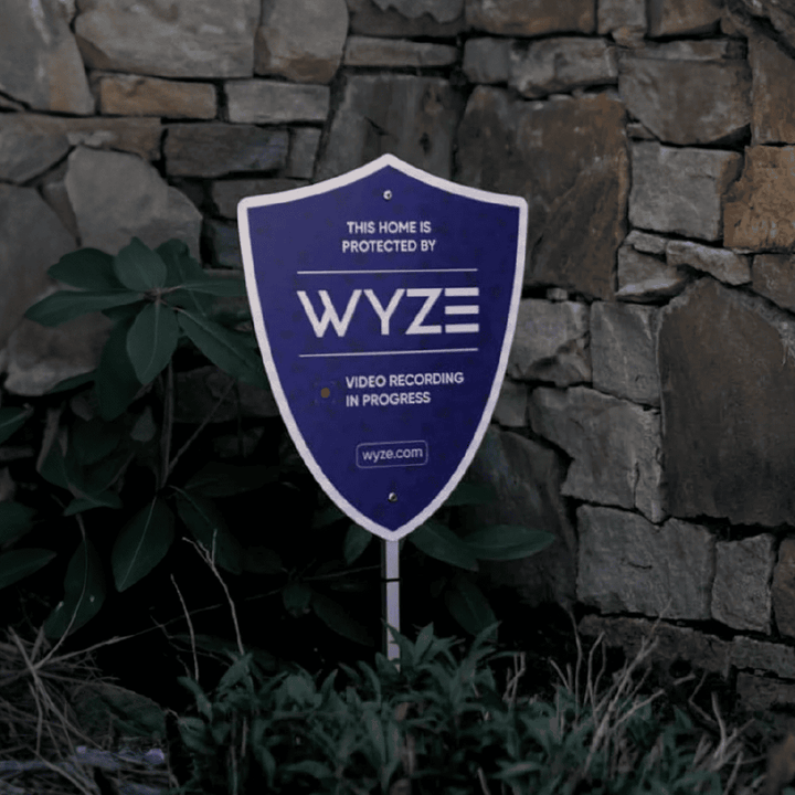 Wyze Security Yard Sign