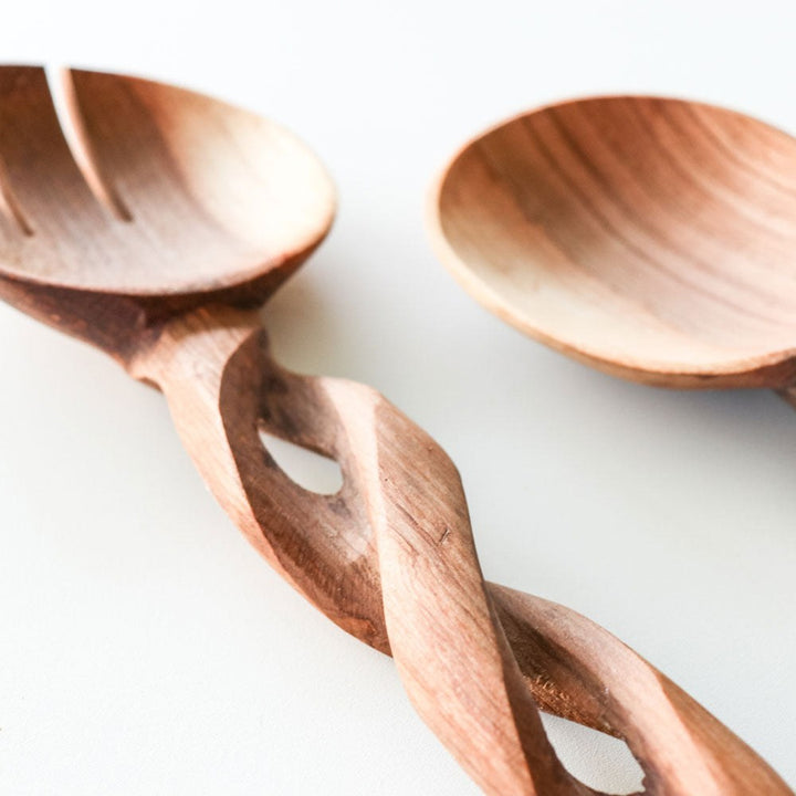 Wood Serving Set