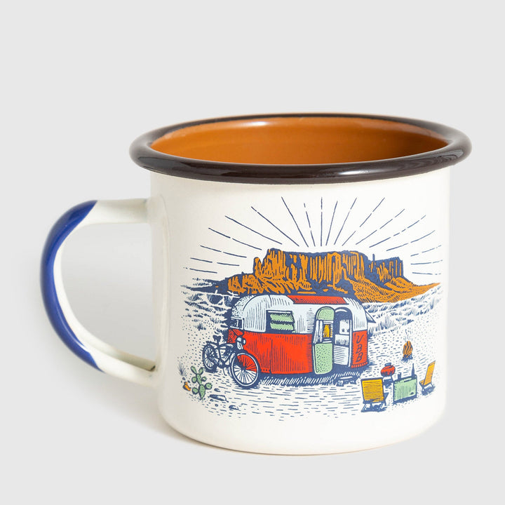 Desert Drive Enamel 12 oz. Mug