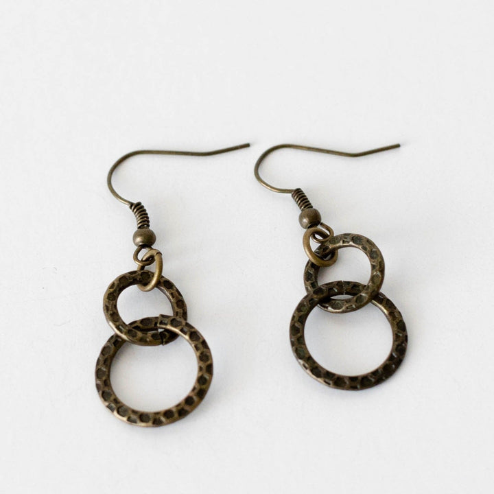 Brass Loop Earring