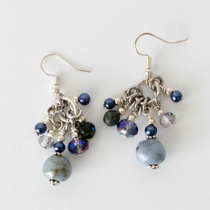 Crystal Marbleized Earrings