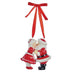 Ceramic Santa Kissing Mrs Claus Ornament