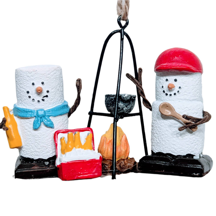 Smore Couple Campfire Ornament