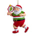 Pickleball Santa Ornament With Pickleball Paddle