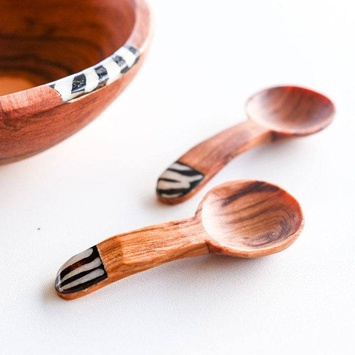 Small Wood Spice Spoon