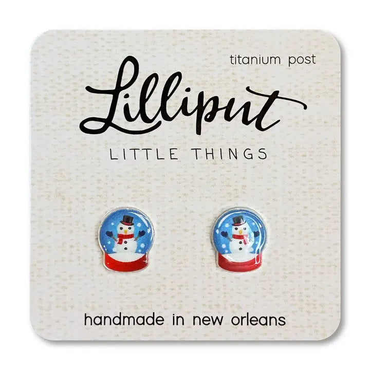 Lilliput Snow Globe Earrings