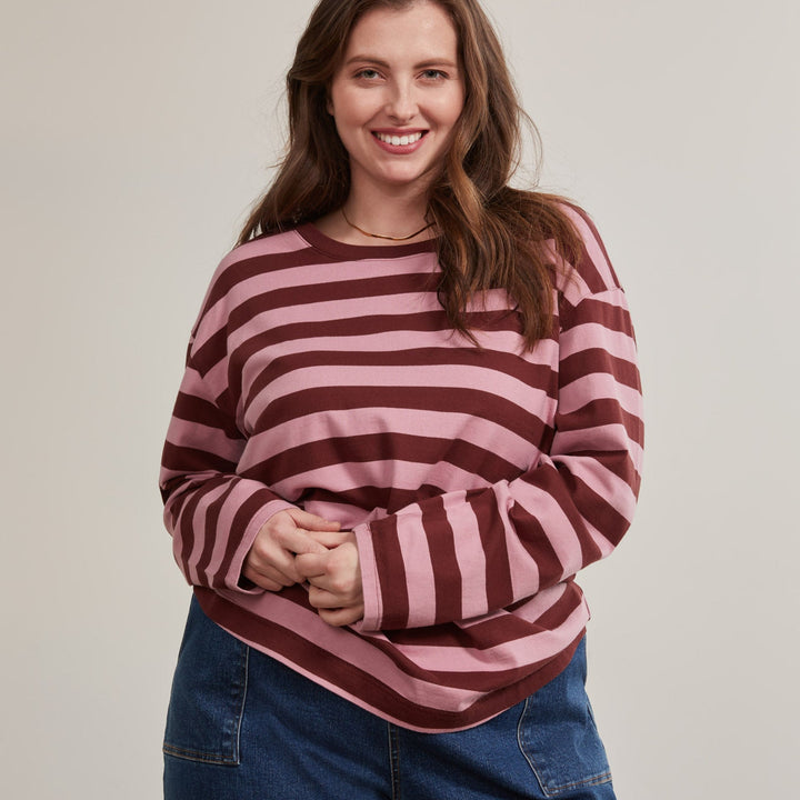 Organic Slouchy Long-Sleeve Tee