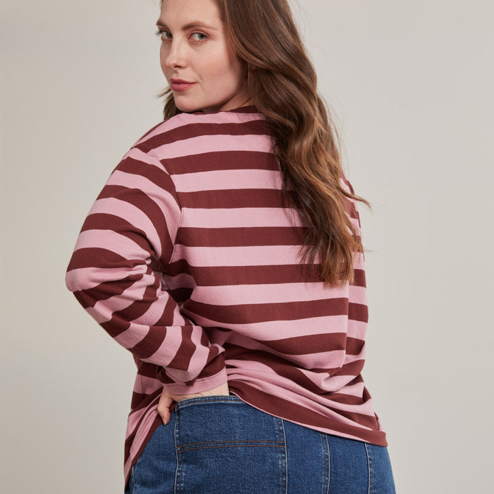 Organic Slouchy Long-Sleeve Tee