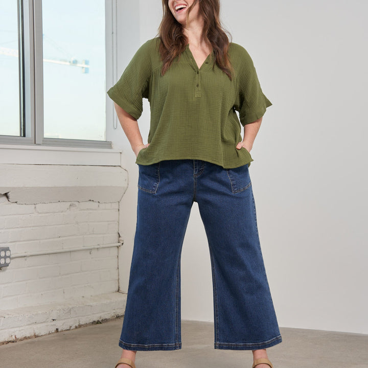 Organic Wide Leg Jean