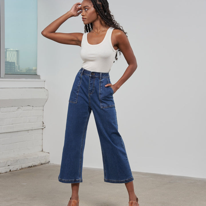 Organic Wide Leg Jean