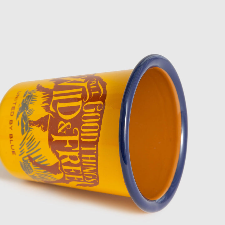 WILD AND FREE – 12OZ. ENAMEL TUMBLER